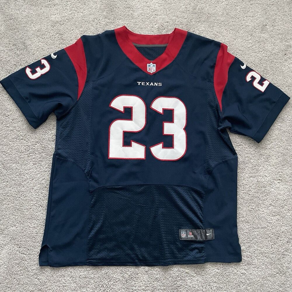 Arian Foster Signed Houston Texans NFL Nike On Field Home Blue Jersey Size 52 XL
